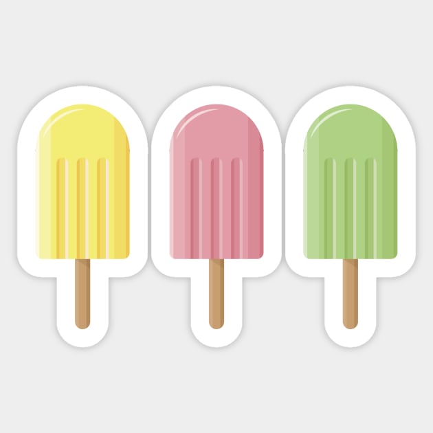 Refreshing Popsicle Sticker by Cilcreates